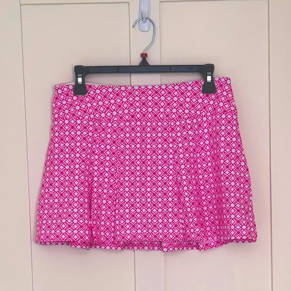 NWT Lily Pulitzer UPF 50+ Luxletic Malaga Skort Passion Fruit Pink Butterfly S - Picture 6 of 8